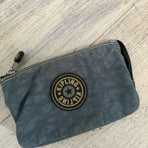 Kipling Slate Blue Pouch